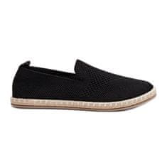 Dámské nazouvací espadrilky Black velikost 38