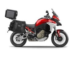 SHAD Kompletní sada sedlových brašen TERRA TR40 adventure a hliníkového kufru SHAD TERRA TR55 PURE BLACK, včetně montážní sady DUCATI MULTISTRADA 1200 V4