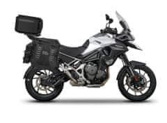 SHAD Kompletní sada sedlových brašen TERRA TR40 adventure a hliníkového kufru SHAD TERRA TR55 PURE BLACK, včetně montážní sady TRIUMPH TIGER 1200 GT/RALLY