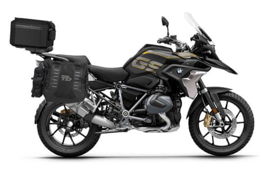 SHAD Kompletní sada sedlových brašen TERRA TR40 adventure a hliníkového kufru SHAD TERRA TR55 PURE BLACK, včetně montážní sady BMW R1250GS ADVENTURE