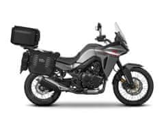 SHAD Kompletní sada sedlových brašen TERRA TR40 adventure a hliníkového kufru SHAD TERRA TR55 PURE BLACK, včetně montážní sady HONDA TRANSALP 750