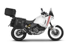 SHAD Kompletní sada sedlových brašen TERRA TR40 adventure a hliníkového kufru SHAD TERRA TR55 PURE BLACK, včetně montážní sady DUCATI DESERT X