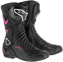 Alpinestars boty STELLA SMX-6 v2 dámské černo-bílo-růžové 36