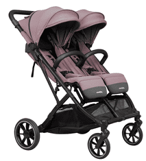 Casualplay Sportovní kočárek pro dvojčata Tour Twin Max, 2x korba - Misty Pink