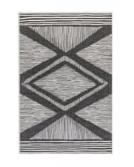 Elle Decor AKCE: 80x150 cm Kusový koberec Gemini 106014 Black z kolekce Elle – na ven i na doma 80x150