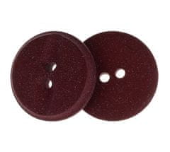 Knoflík - sada 3 ks - prům. 23 mm - bordo