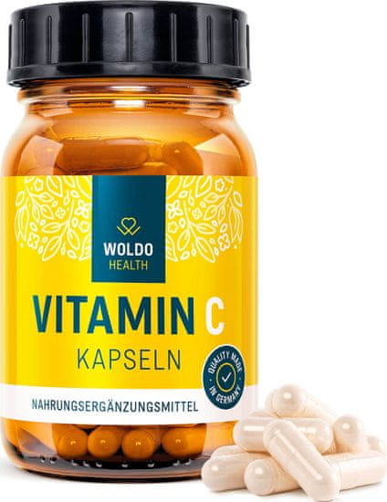 WoldoHealth® WoldoHealth Vitamín C, 120kapslí