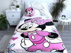 Jerry Fabrics Dětská deka Minnie Mouse Flowers