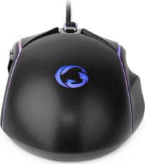 Nedis Gaming Mouse | Kabelové | 800 / 1200 / 2400 / 3200 / 4800 / 7200 dpi | Nastavitelné DPI | Počet tlačítek: 6 | Pro praváky | 1.50 m | LED