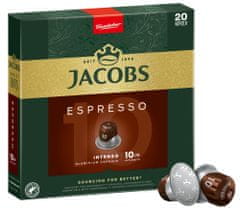 Jacobs Espresso intenzita 10, 20 ks kapslí pro Nespresso®*