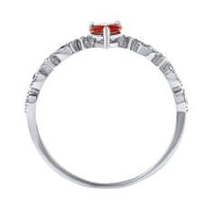 Silvego Stříbrný prsten s micro zirconia DCC08022RR (Obvod 56 mm)