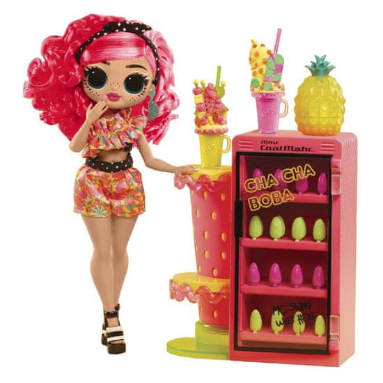 MGA L.O.L. Surprise! OMG Nehtové studio s panenkou - Pinky Pops Fruit Shop