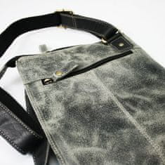 Wild Tiger Pánská kožená crossbody s přezkou Chris