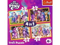 Puzzle My Little Pony Seznamte se s poníky 4v1 - (35,48,54,70 dílků)