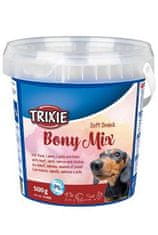 Trixie Soft Snack Bony MIX hověz, jehněč,losos 500g TR