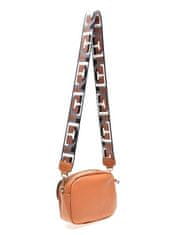 Renata Corsi Dámská kožená crossbody kabelka RC1751 Cognac