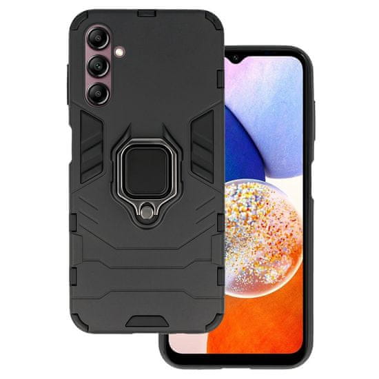 MobilPouzdra.cz Kryt odolný Ring Armor pro Samsung Galaxy A14 4G/5G , barva černá