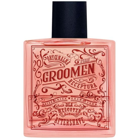 Groomen FIRE Aftershave - voda po holení, univerzální péče 100ml, intenzivní a dlouhotrvající vůně