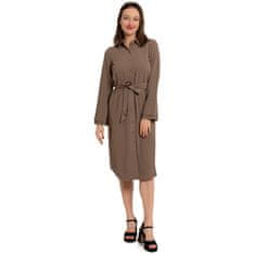 Vero Moda Dámské šaty VMPIXI Regular Fit 10296553 Brown Lentil (Velikost M)