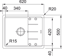 eoshop BFG 611-62 Bílá-led