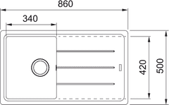 eoshop BFG 611-86 Bílá-led