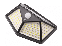 Verk 24240 Solární venkovní 100 LED SMD osvětlení s pohybovým senzorem