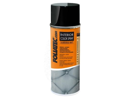 Foliatec barva na interiér - Interior Color Spray 400ml, barva šedostříbrná matná