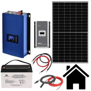 VS ELEKTRO Solární sestava - GridFree II + AKU Kapacita AKU: LiFePO4 - 4,8kWh, Počet FVP: 6×460 Wp / 2,7 kWp