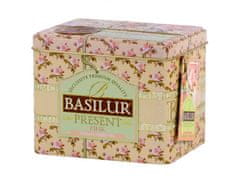 Basilur BASILUR Present Pink - cejlonský zelený čaj, sypaný list, v ozdobné dóze, 100g 1