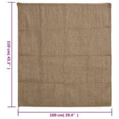 Vidaxl Jutové pytle 30 ks 100 x 110 cm 100% juta 340 g/m²