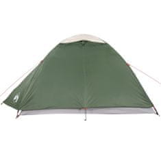 Vidaxl Kempingový stan pro 4 osoby zelený 267 x 272 x 145 cm taft 185T