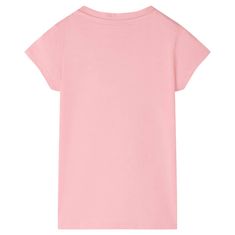 Vidaxl Dětské tričko růžové 116