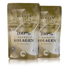 Golden Nature 1+1 Hovězí kolagen Bioaktivní (Kolagenní peptidy) 600g