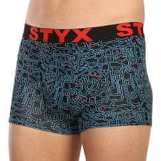 Styx 3PACK pánské boxerky art sportovní guma vícebarevné (3G12672/2) - velikost L