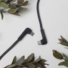 maXlife MXUC-09 úhlový kabel USB-C - USB-C 1,0 m 60W černá (OEM0101210)