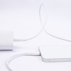 maXlife MXUC-10 MFi kabel USB-C - Lightning 1,0 m 27W bílá (OEM0101237)