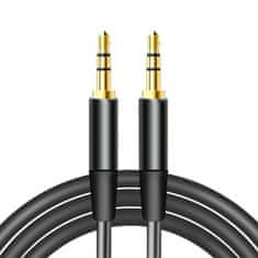 maXlife audio kabel jack 3.5mm - jack 3.5mm (mini) 1m, černá (OEM0002431)