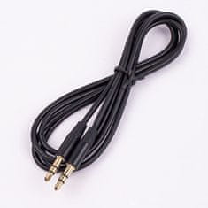 maXlife audio kabel jack 3.5mm - jack 3.5mm (mini) 1m, černá (OEM0002431)