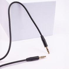 maXlife audio kabel jack 3.5mm - jack 3.5mm (mini) 1m, černá (OEM0002431)