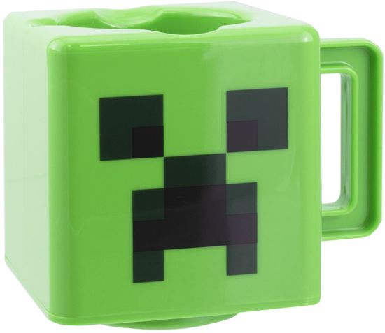 OEM Plastový 3D hrnek Minecraft: Creeper (objem 250 ml)