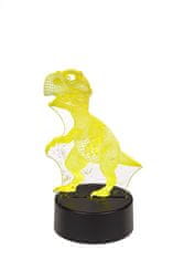 Popron.cz 3D noční světlo, dinosaurus, cca 17 cm,