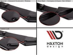 Maxton Design spoiler pod přední nárazník ver.2 pro Volvo XC90 Mk2 Facelift R-Design, černý lesklý plast ABS