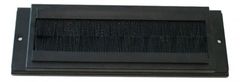 CONTEG DP-KP-KAR4 kabelová průchodka s kartáčem, pro stojanové rozvaděče, 300 × 150 mm, černá
