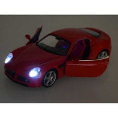 JOKOMISIADA Kovové auto Alfa Romeo 8C Competizione 1:32