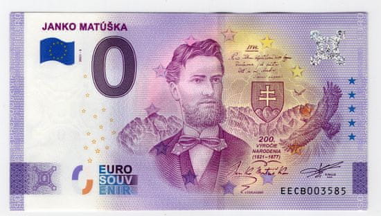 INTEREST Eurobankovka - Janko Matúška.