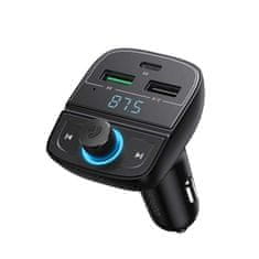 Ugreen FM transmitter Bluetooth 5.0 nabíječka do auta MP3 3x USB TF micro SD 48 A Ugreen