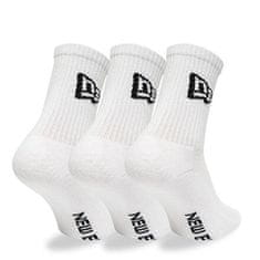 New Era ponožky NEW ERA Flag crew 3pack WHI 35-38