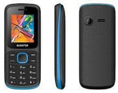 Aligator Mobilní telefon ALIGATOR D210 DualSIM - černo/modrý