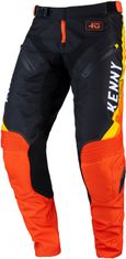 Kenny kalhoty TITANIUM 22 černo-žluto-oranžovo-bílé 32
