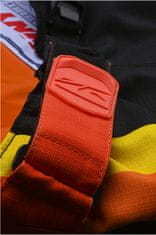 Kenny kalhoty TITANIUM 22 černo-žluto-oranžovo-bílé 32